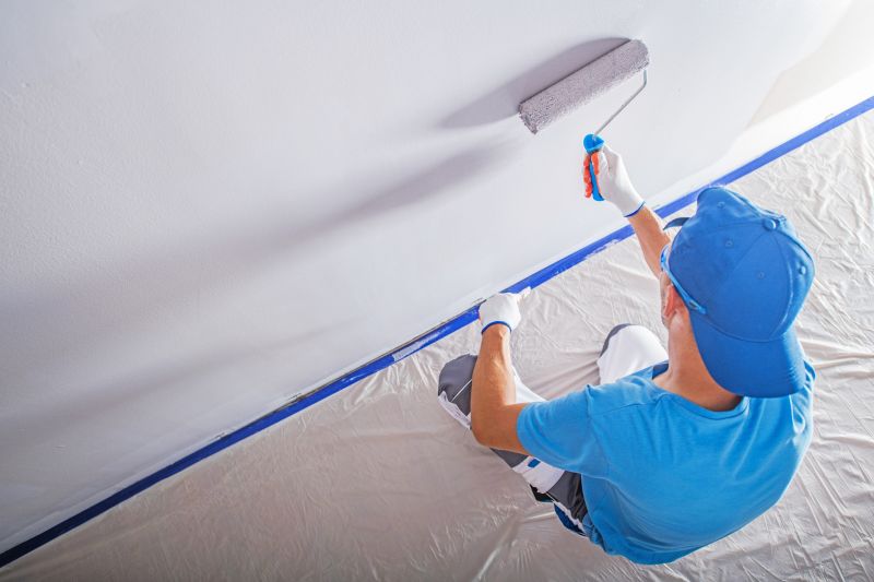 Professional Painter Preparing Walls